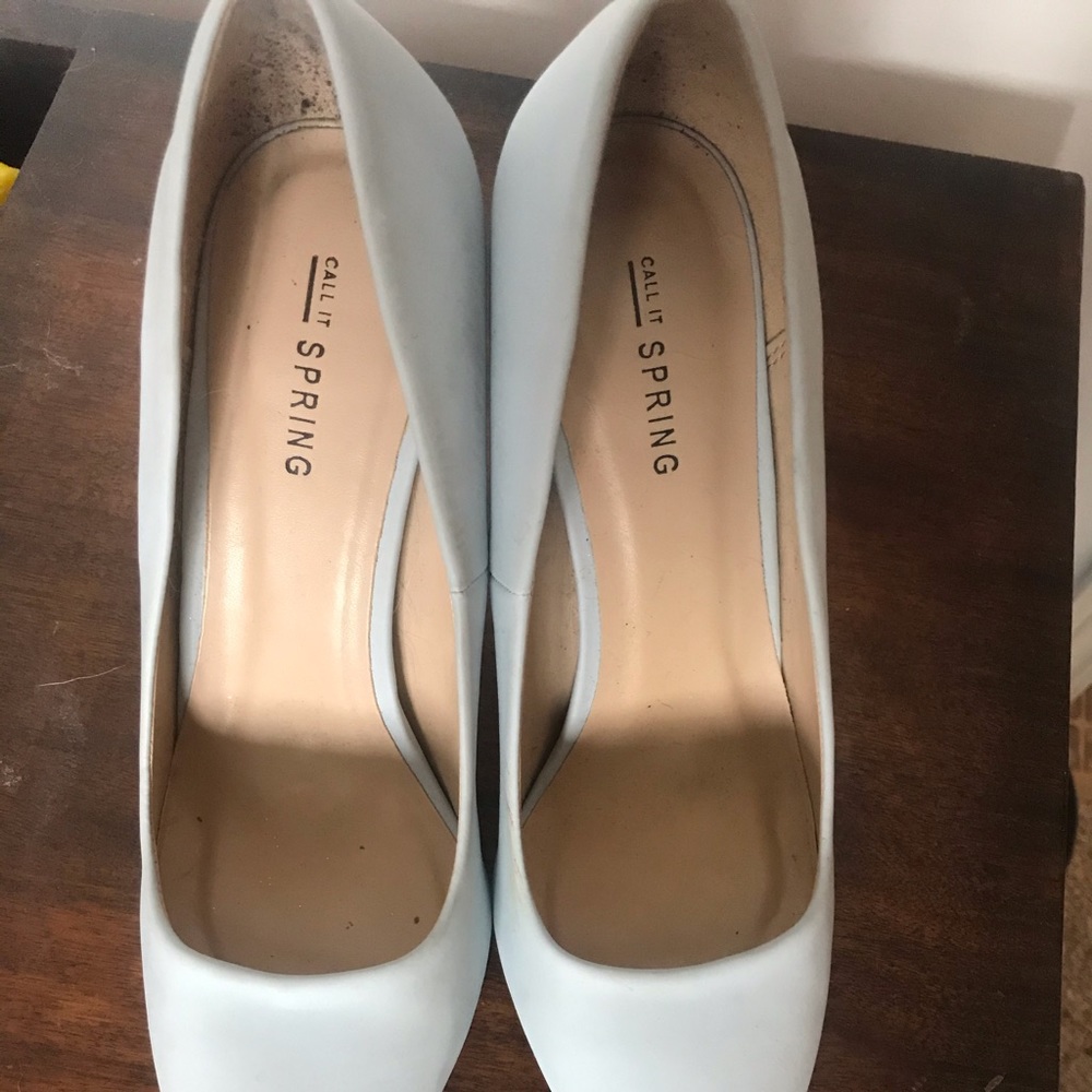 Light blue call it spring heels